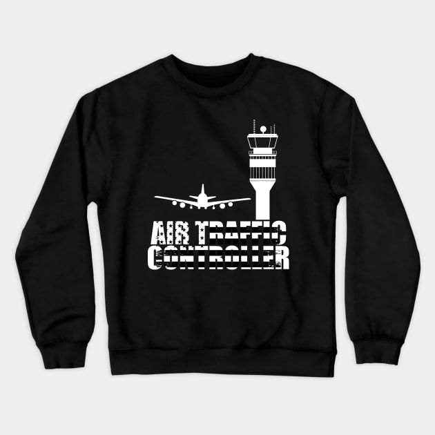 Air Traffic Controller Crewneck Sweatshirt by hadlamcom